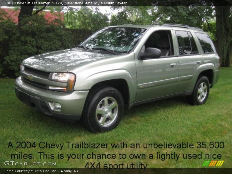 Silverstone Metallic / Medium Pewter 2004 Chevrolet TrailBlazer LS 4x4