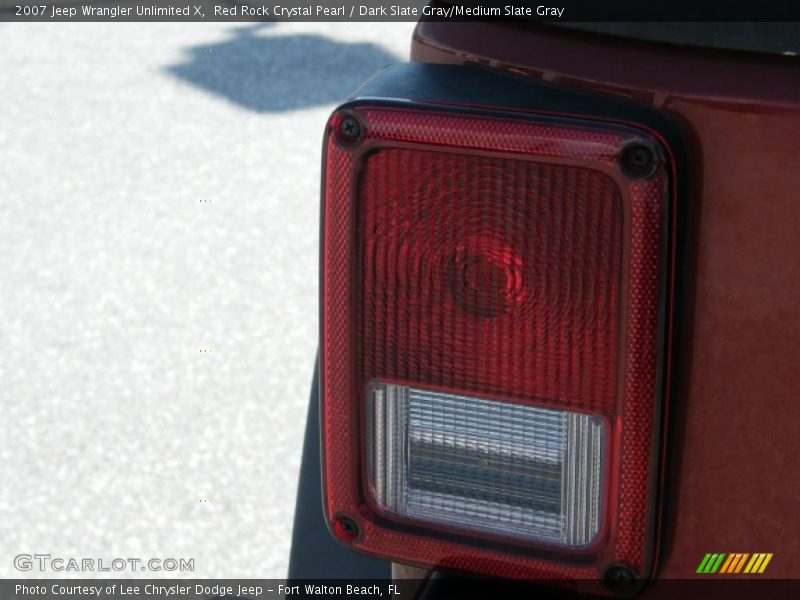 Red Rock Crystal Pearl / Dark Slate Gray/Medium Slate Gray 2007 Jeep Wrangler Unlimited X