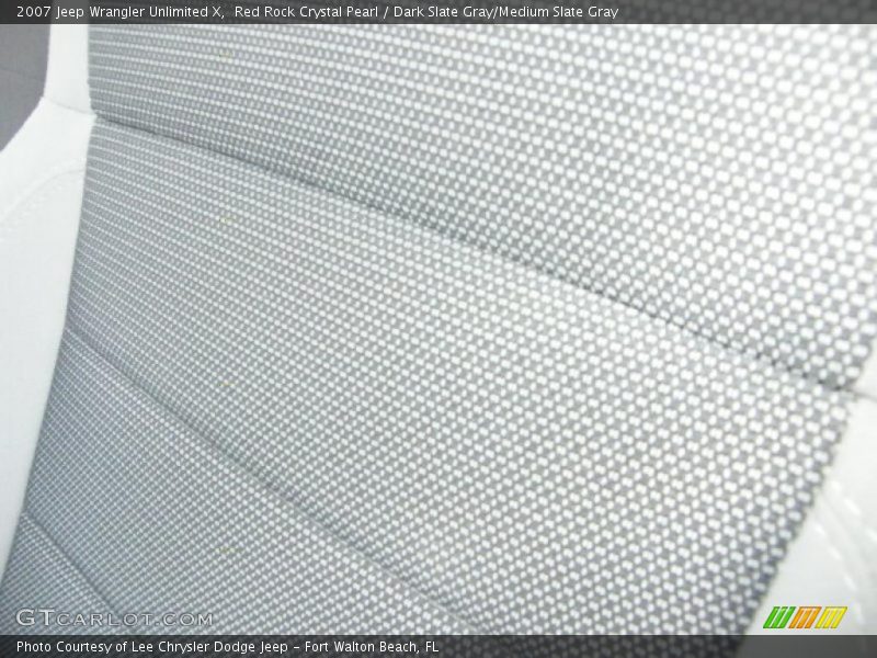 Red Rock Crystal Pearl / Dark Slate Gray/Medium Slate Gray 2007 Jeep Wrangler Unlimited X