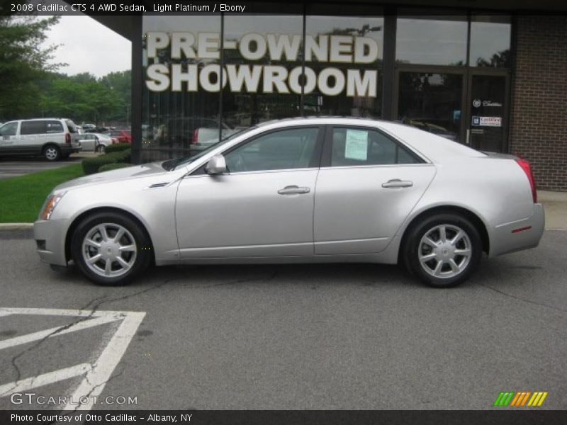 Light Platinum / Ebony 2008 Cadillac CTS 4 AWD Sedan
