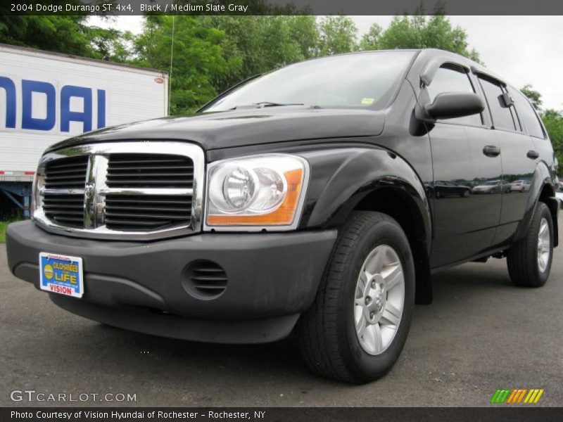 Black / Medium Slate Gray 2004 Dodge Durango ST 4x4