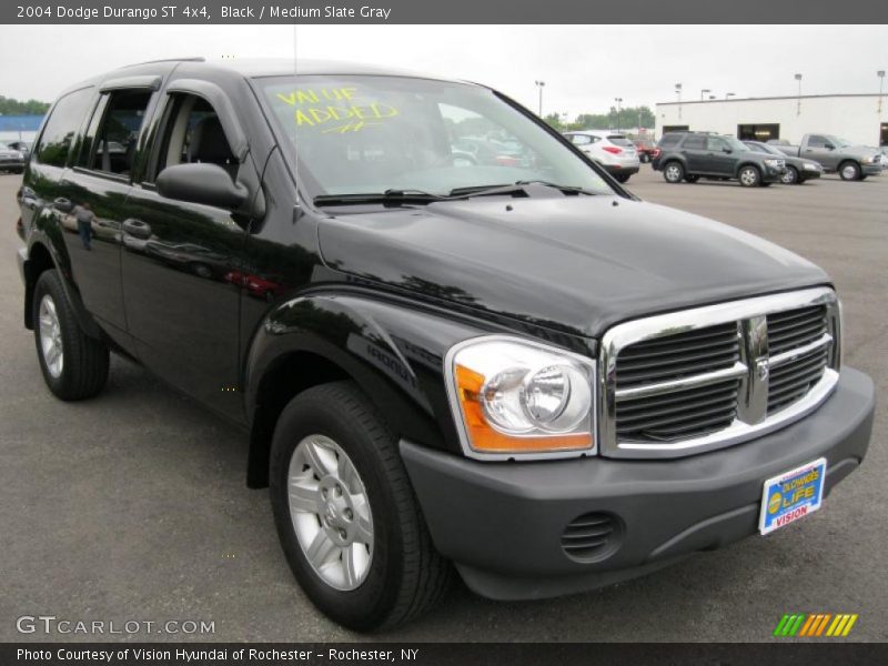 Black / Medium Slate Gray 2004 Dodge Durango ST 4x4