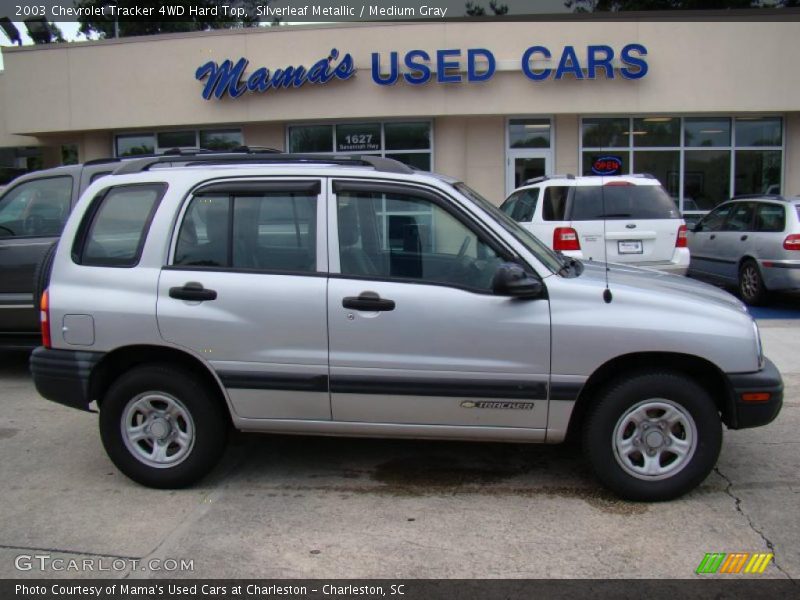 Silverleaf Metallic / Medium Gray 2003 Chevrolet Tracker 4WD Hard Top