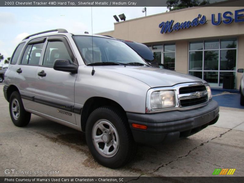 Silverleaf Metallic / Medium Gray 2003 Chevrolet Tracker 4WD Hard Top