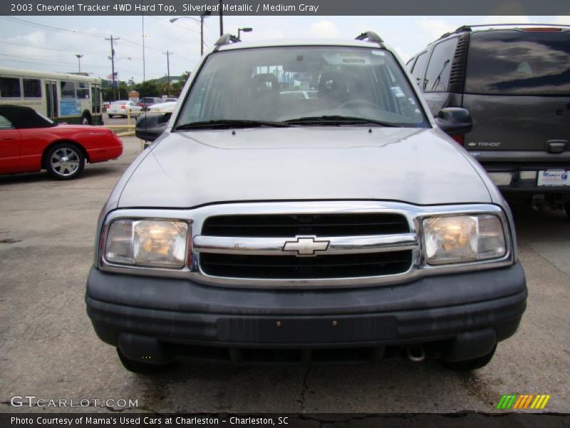 Silverleaf Metallic / Medium Gray 2003 Chevrolet Tracker 4WD Hard Top