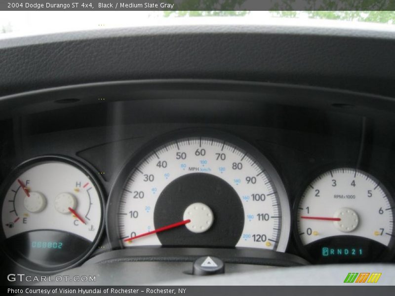 Black / Medium Slate Gray 2004 Dodge Durango ST 4x4