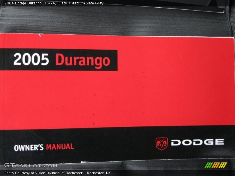 Black / Medium Slate Gray 2004 Dodge Durango ST 4x4