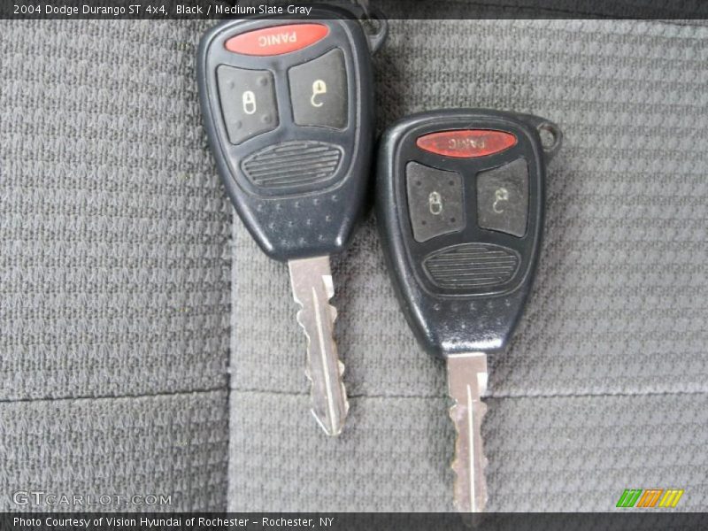 Black / Medium Slate Gray 2004 Dodge Durango ST 4x4