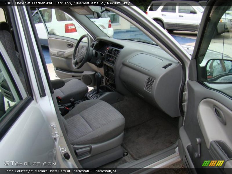 Silverleaf Metallic / Medium Gray 2003 Chevrolet Tracker 4WD Hard Top