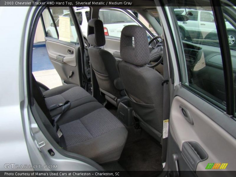 Silverleaf Metallic / Medium Gray 2003 Chevrolet Tracker 4WD Hard Top