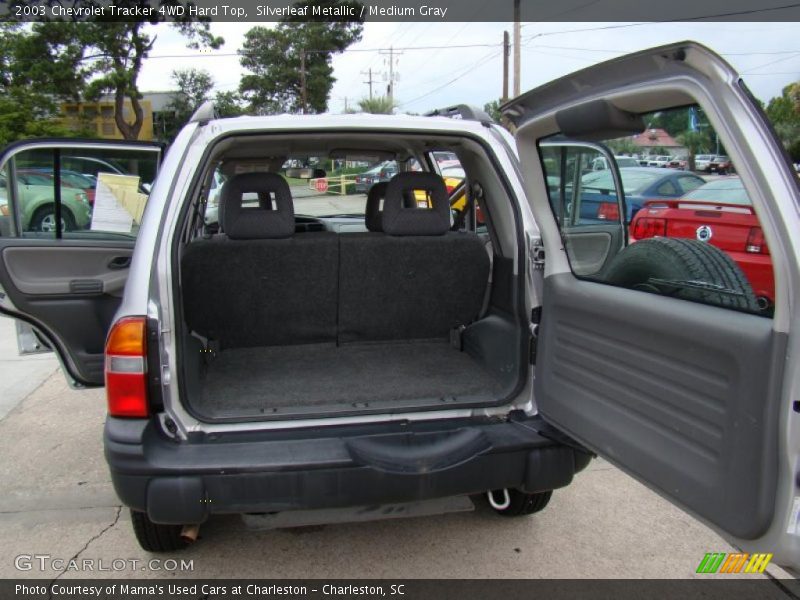 Silverleaf Metallic / Medium Gray 2003 Chevrolet Tracker 4WD Hard Top