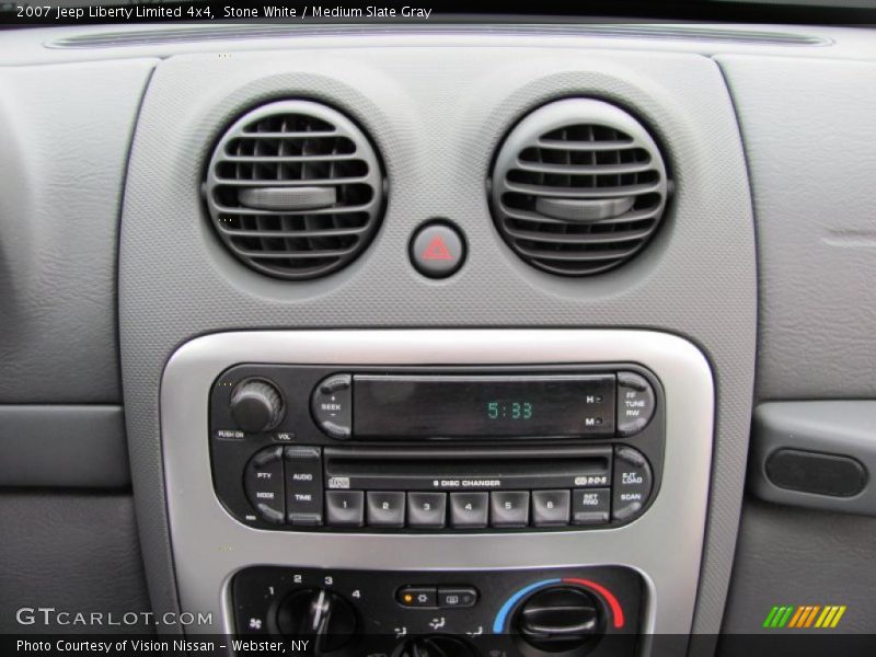 Stone White / Medium Slate Gray 2007 Jeep Liberty Limited 4x4