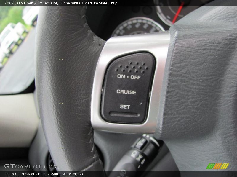 Stone White / Medium Slate Gray 2007 Jeep Liberty Limited 4x4