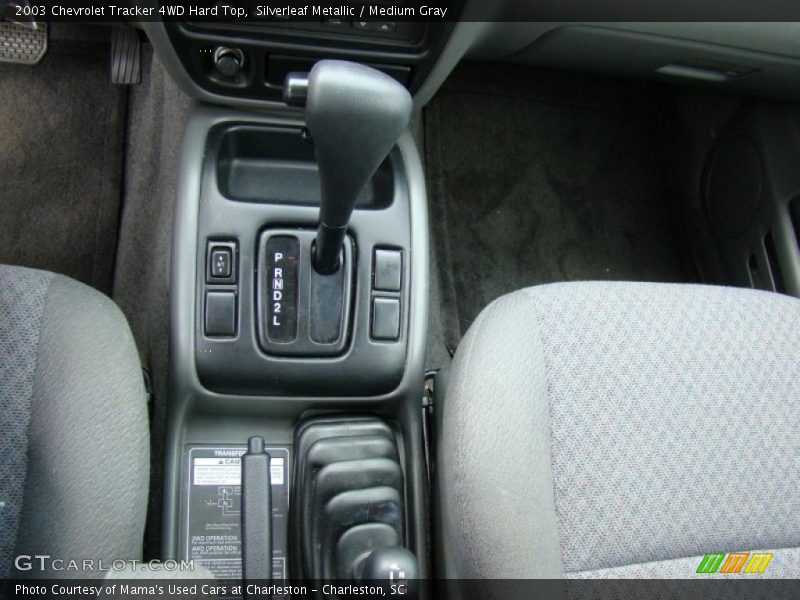 Silverleaf Metallic / Medium Gray 2003 Chevrolet Tracker 4WD Hard Top