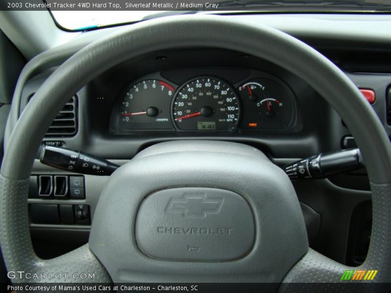 Silverleaf Metallic / Medium Gray 2003 Chevrolet Tracker 4WD Hard Top