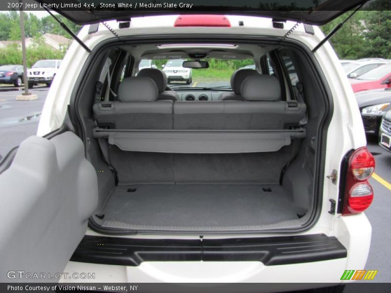 Stone White / Medium Slate Gray 2007 Jeep Liberty Limited 4x4