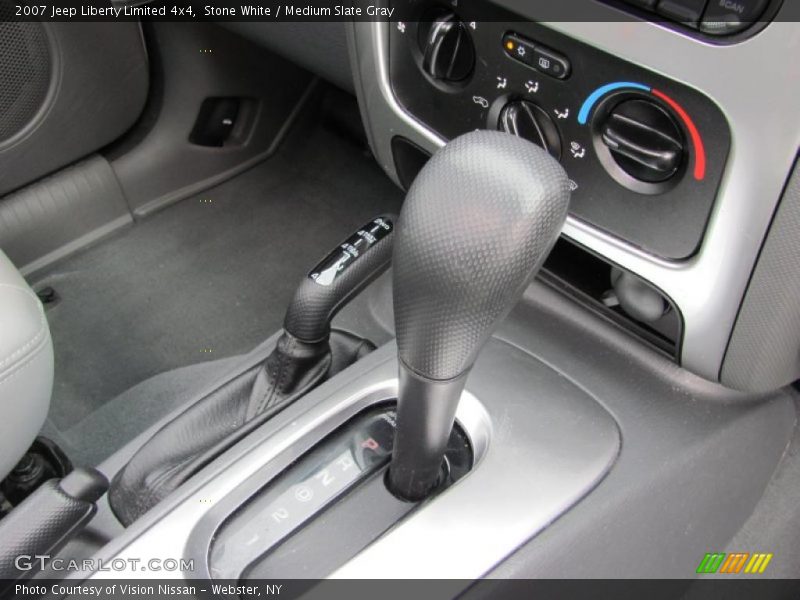 Stone White / Medium Slate Gray 2007 Jeep Liberty Limited 4x4