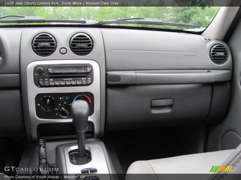 Stone White / Medium Slate Gray 2007 Jeep Liberty Limited 4x4