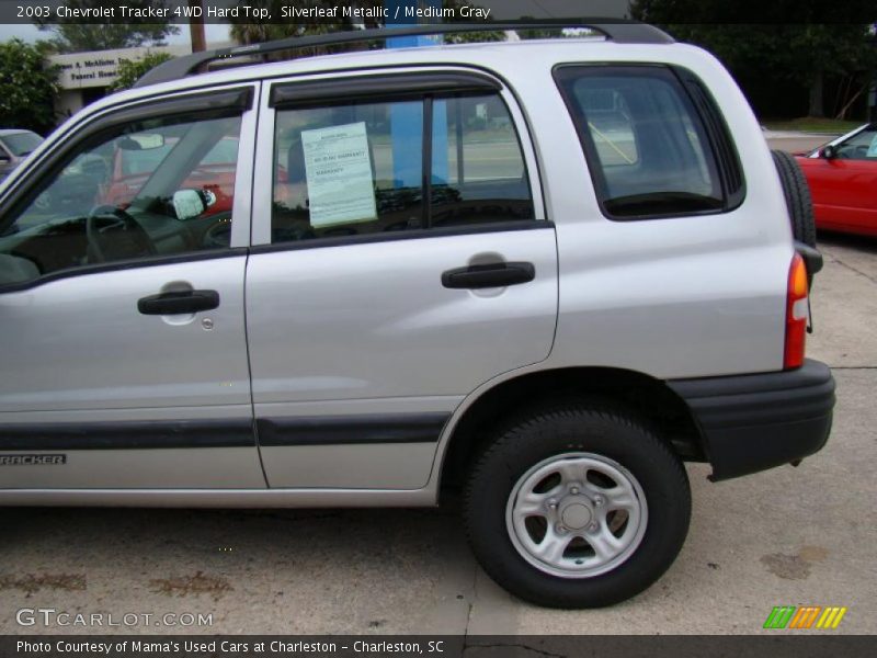 Silverleaf Metallic / Medium Gray 2003 Chevrolet Tracker 4WD Hard Top