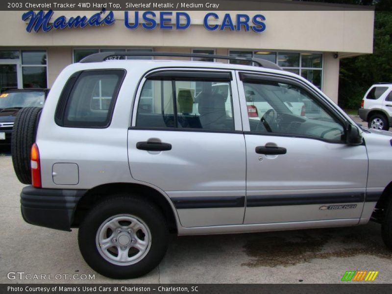 Silverleaf Metallic / Medium Gray 2003 Chevrolet Tracker 4WD Hard Top