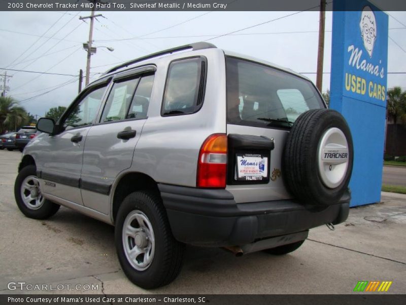 Silverleaf Metallic / Medium Gray 2003 Chevrolet Tracker 4WD Hard Top