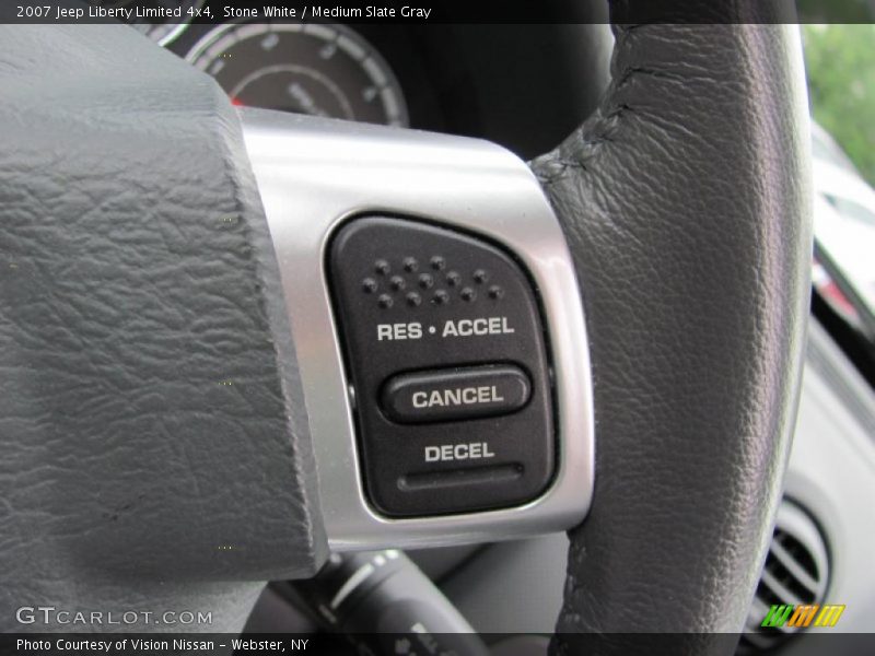 Stone White / Medium Slate Gray 2007 Jeep Liberty Limited 4x4