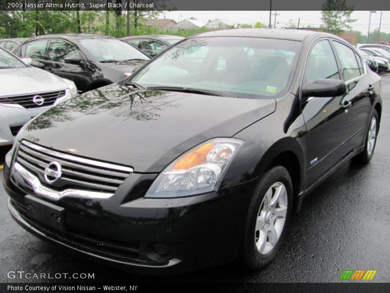 Super Black / Charcoal 2009 Nissan Altima Hybrid