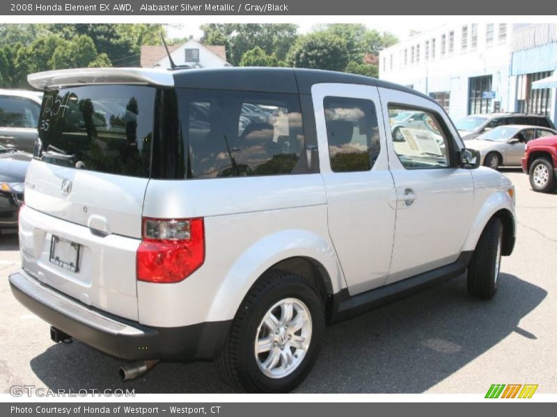 Alabaster Silver Metallic / Gray/Black 2008 Honda Element EX AWD