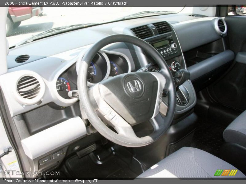 Alabaster Silver Metallic / Gray/Black 2008 Honda Element EX AWD