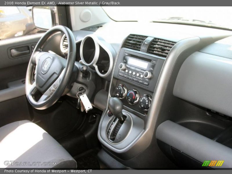 Alabaster Silver Metallic / Gray/Black 2008 Honda Element EX AWD