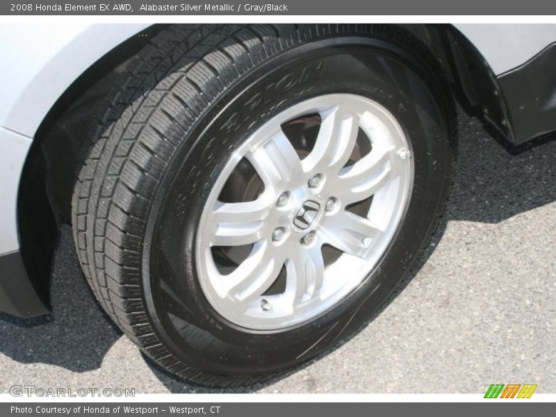 Alabaster Silver Metallic / Gray/Black 2008 Honda Element EX AWD
