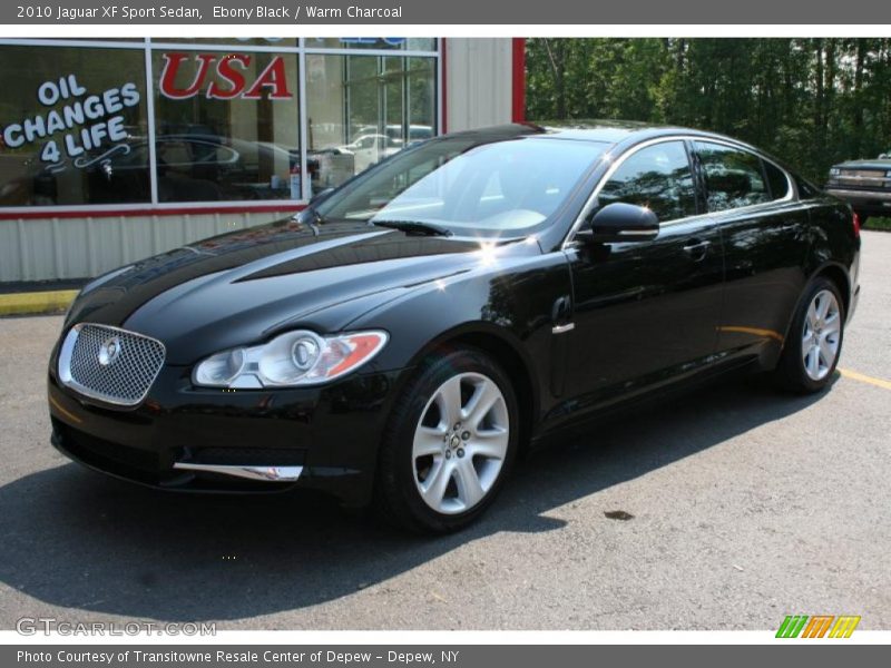 Ebony Black / Warm Charcoal 2010 Jaguar XF Sport Sedan