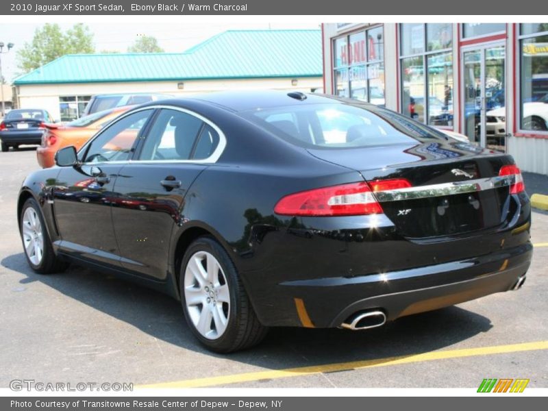 Ebony Black / Warm Charcoal 2010 Jaguar XF Sport Sedan