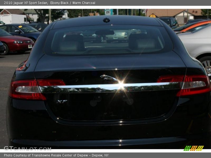 Ebony Black / Warm Charcoal 2010 Jaguar XF Sport Sedan