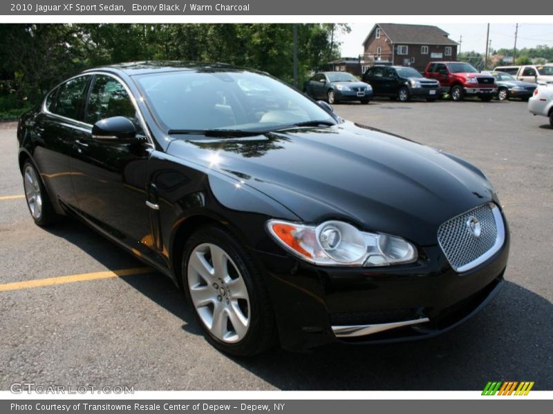 Ebony Black / Warm Charcoal 2010 Jaguar XF Sport Sedan