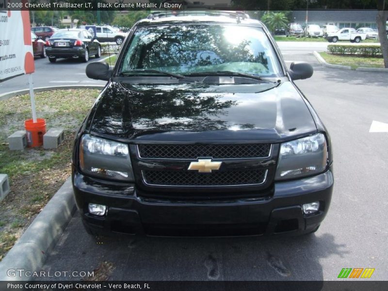 Black Granite Metallic / Ebony 2008 Chevrolet TrailBlazer LT