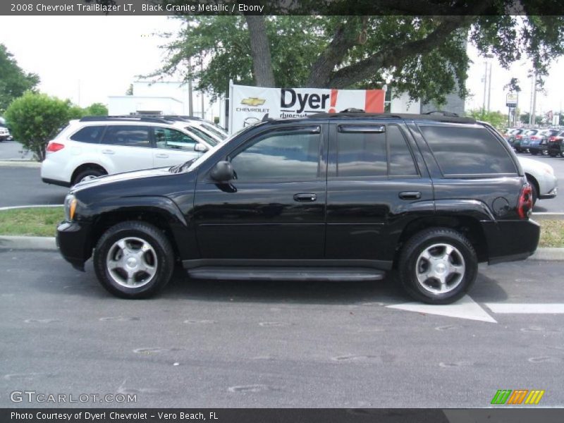 Black Granite Metallic / Ebony 2008 Chevrolet TrailBlazer LT