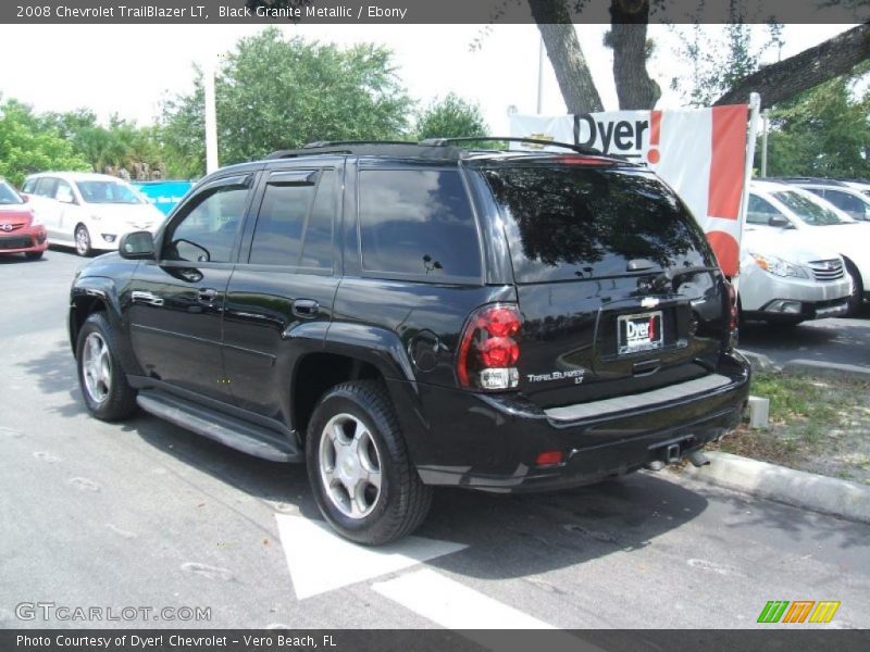 Black Granite Metallic / Ebony 2008 Chevrolet TrailBlazer LT