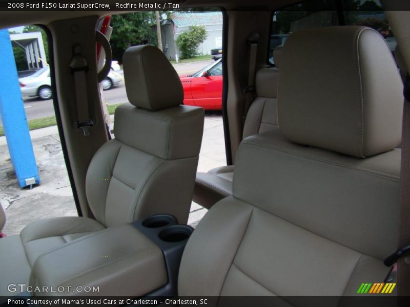 Redfire Metallic / Tan 2008 Ford F150 Lariat SuperCrew