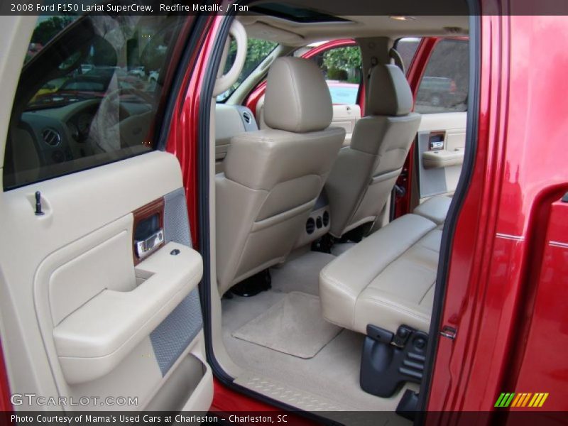 Redfire Metallic / Tan 2008 Ford F150 Lariat SuperCrew