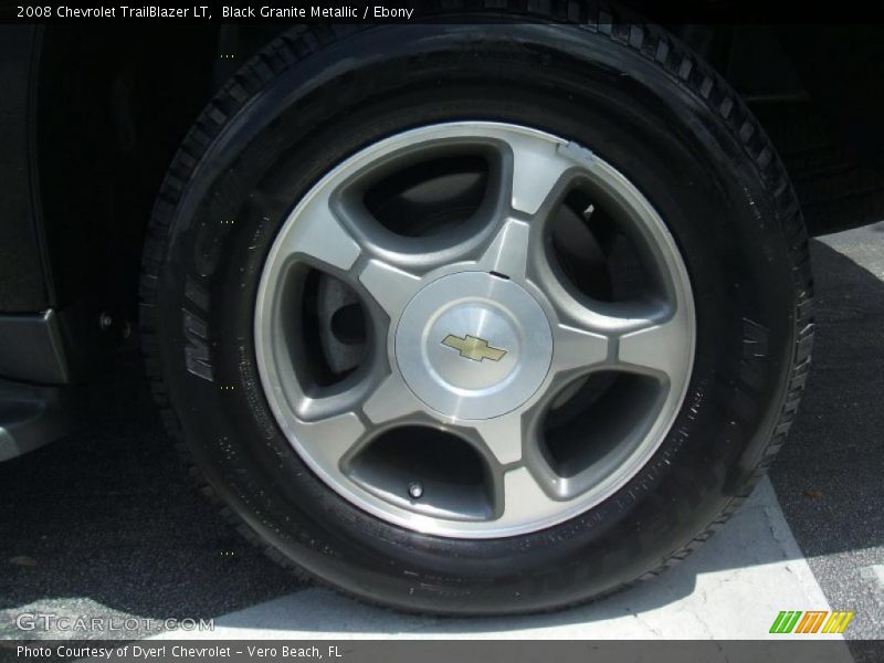 Black Granite Metallic / Ebony 2008 Chevrolet TrailBlazer LT