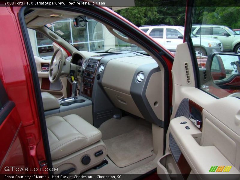 Redfire Metallic / Tan 2008 Ford F150 Lariat SuperCrew