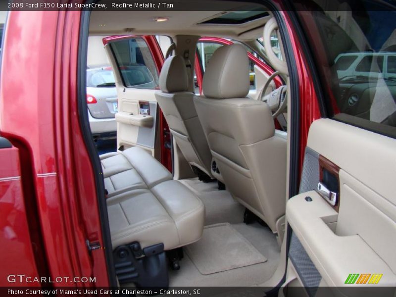Redfire Metallic / Tan 2008 Ford F150 Lariat SuperCrew