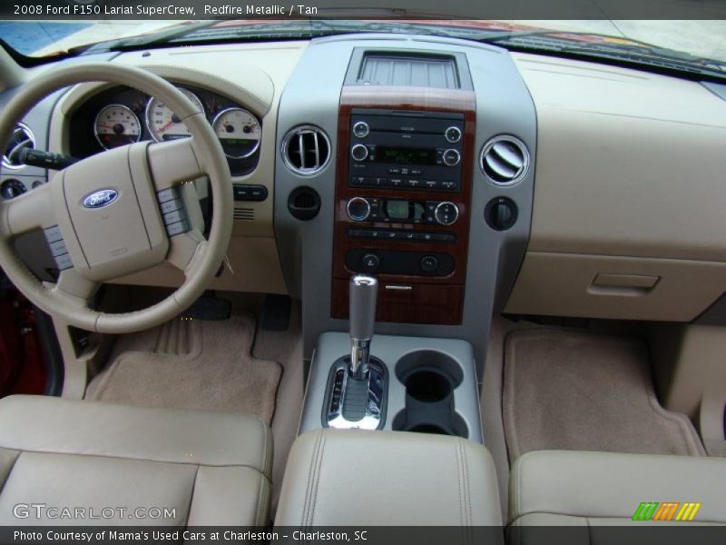 Redfire Metallic / Tan 2008 Ford F150 Lariat SuperCrew