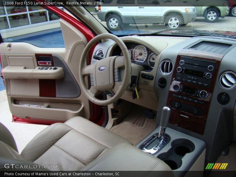 Redfire Metallic / Tan 2008 Ford F150 Lariat SuperCrew