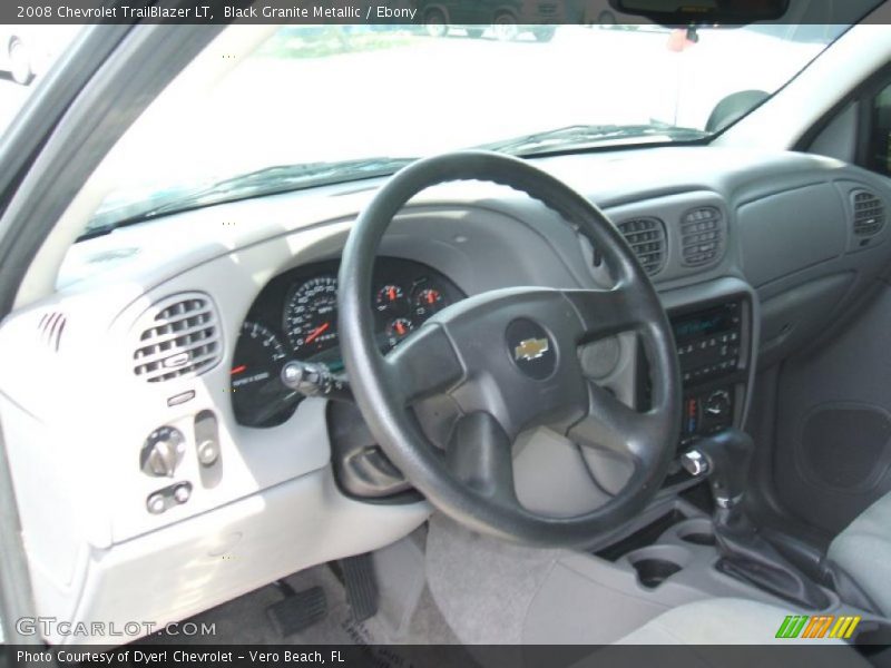 Black Granite Metallic / Ebony 2008 Chevrolet TrailBlazer LT