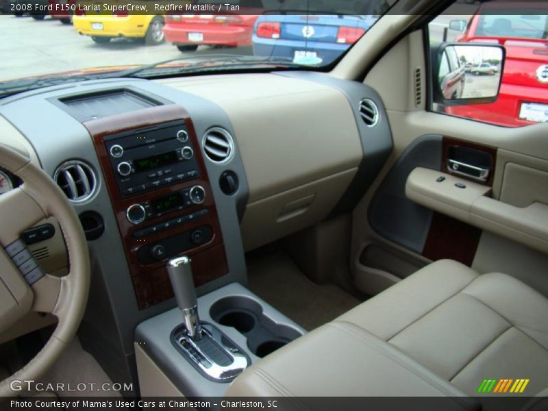 Redfire Metallic / Tan 2008 Ford F150 Lariat SuperCrew