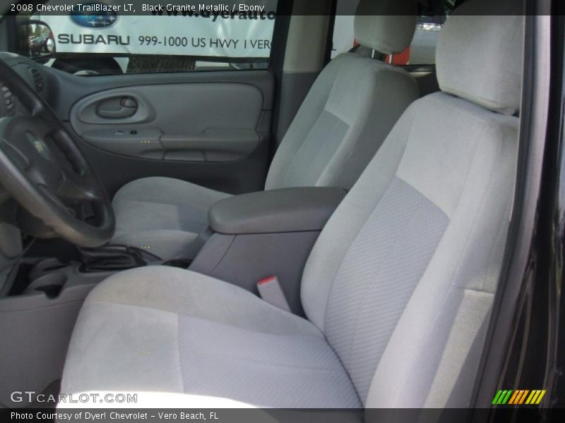 Black Granite Metallic / Ebony 2008 Chevrolet TrailBlazer LT