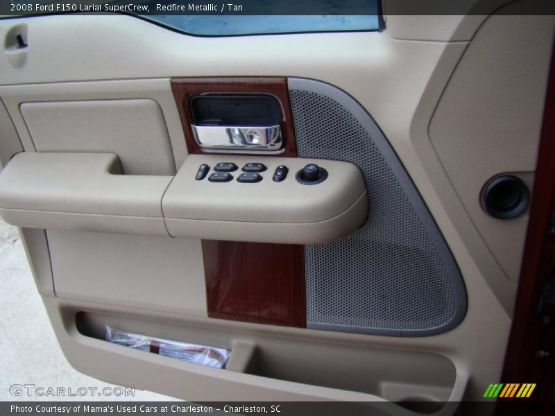 Redfire Metallic / Tan 2008 Ford F150 Lariat SuperCrew