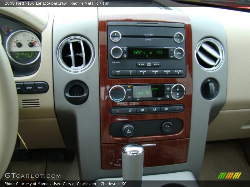 Redfire Metallic / Tan 2008 Ford F150 Lariat SuperCrew